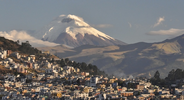 cotopaxy city ecuador