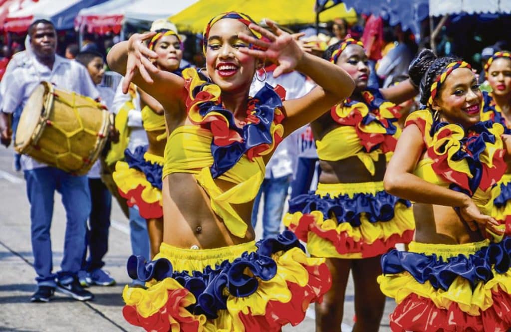 Colombian salsa dance